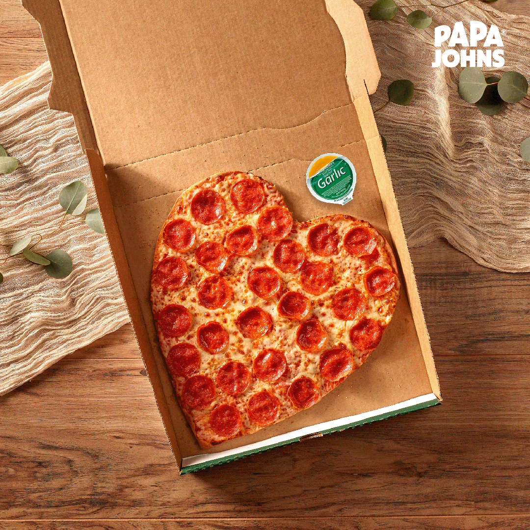 Nuestra pizza de corazón regresa para enamorar