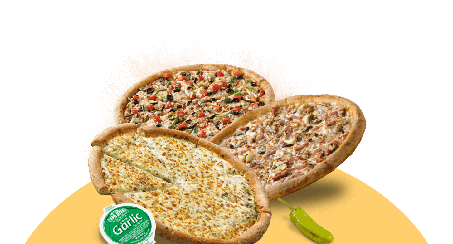 Crea tu propia pizza sin gluten: para entregar y para retirar de Papa John's